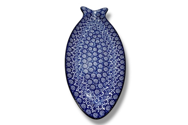 E19 Bunzlau middel groot Visbord 30x14cm 2615X Serveerschalen E19 Bunzlau middel groot Visbord 30x14cm 2615X Serveerschalen